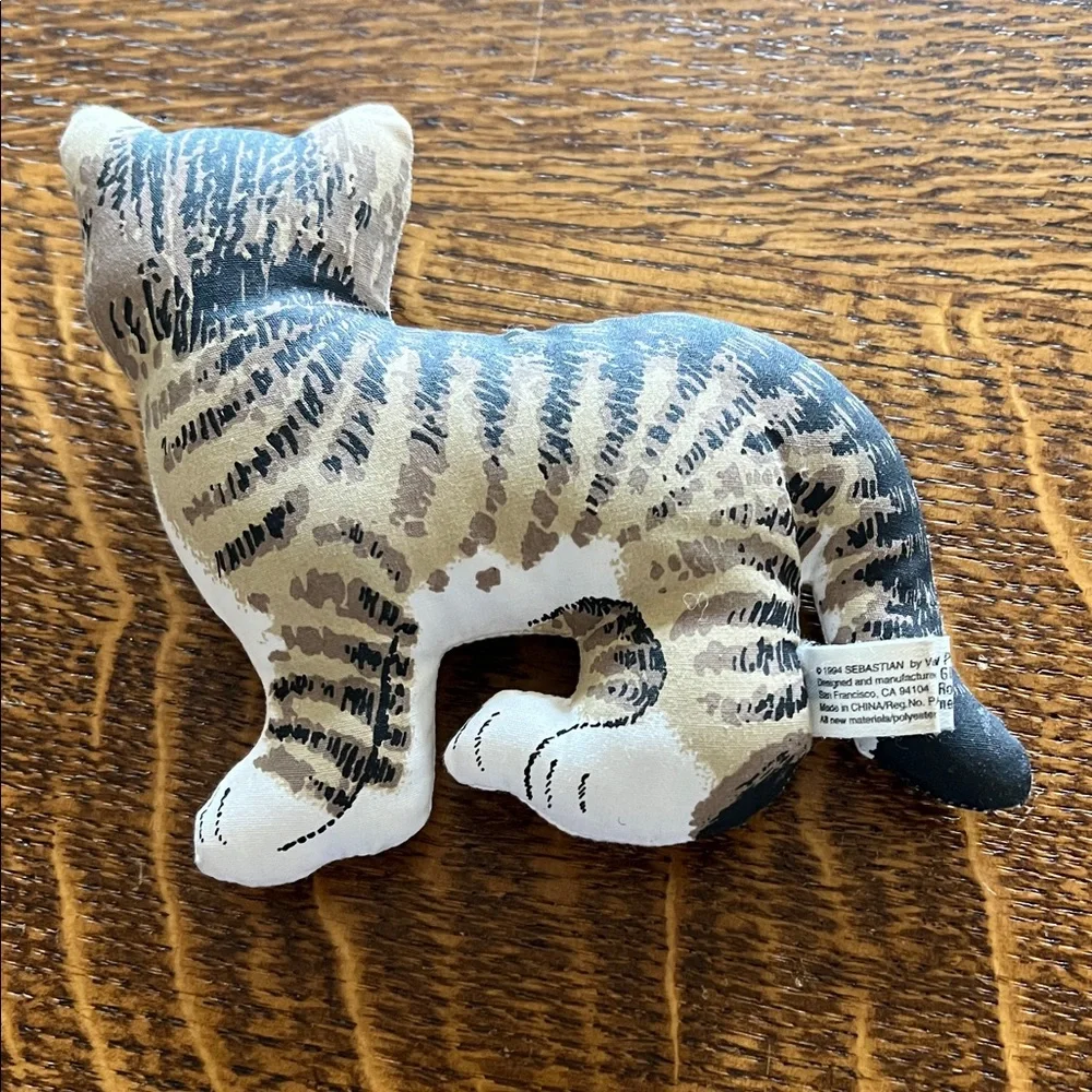 Plush TabbyToy - Gray & Cream Toy